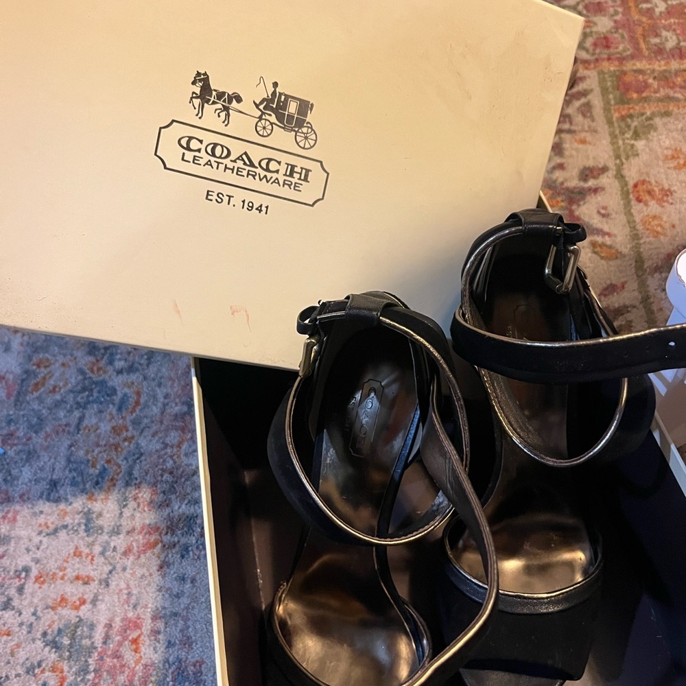 Coach Andrea Women's Heels - Black (with Box)